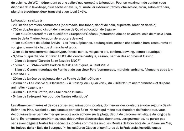 Maison Et Jardin, 600m De La Mer, St Brevin Saint-Brévin-les-Pins